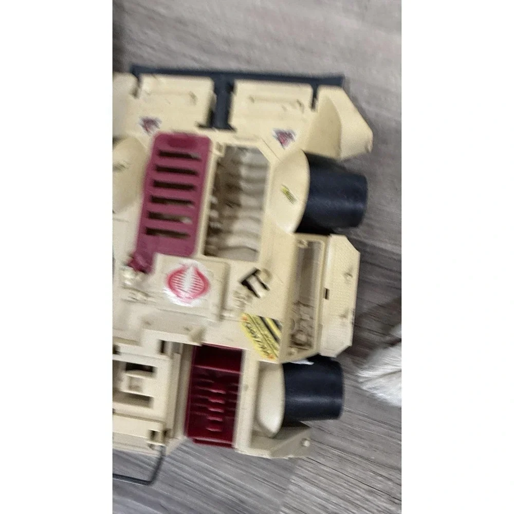 5 VINTAGE GI JOE MEAN DOG Raider  Tank Car Helicopter Plane Missing Pieces Read
